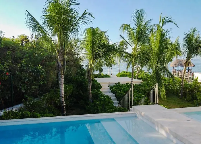 Aqua Two Bedroom Ocean View With Hot Tub 2 Min Walk To Akumal